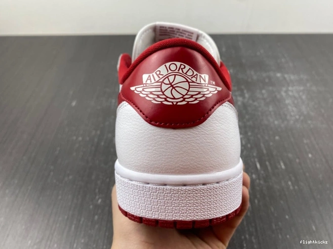 White 1 Jordan 705329-101 Retro Varsity Low Red 1105